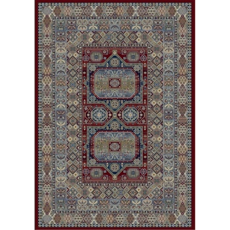 Dynamic Rugs Ancient Garden Rugs, Red - 5.3 x 7.7 in. AN69571471454